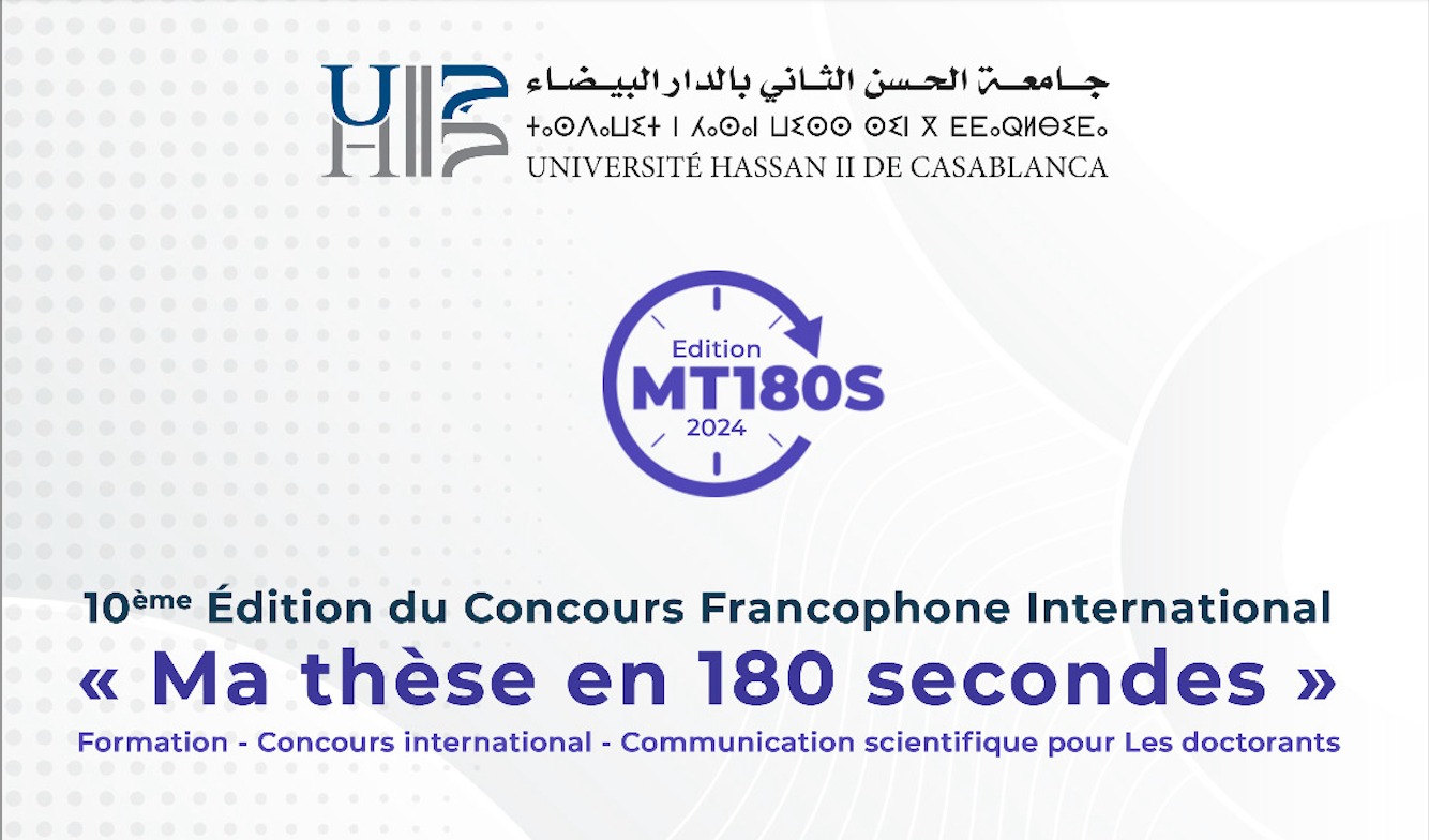 10ème Edition du concours « Ma Thèse en 180s »