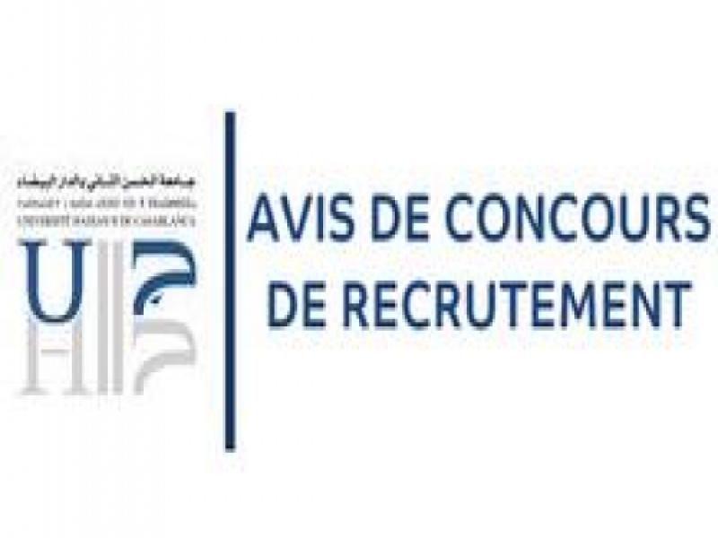 Avis de concours pour le recrutement de Professeurs Assistants (Session : 12/10/2022) Avis de concours pour le recrutement de Professeurs Assistants (Session : 12/10/2022)